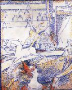 Georges Seurat Study for The Circus painting